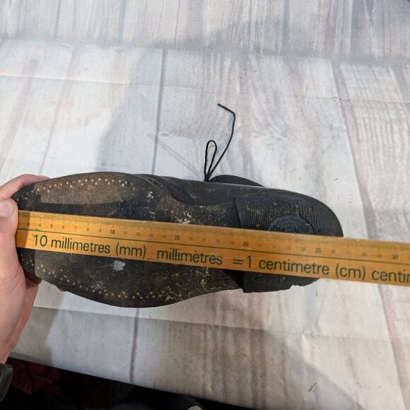 Vintage Black Leather Lace-Up Ankle Boots - Picture 12 of 12